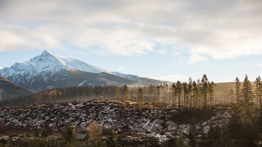 雪山高山风景自然风景电脑壁纸4K超清