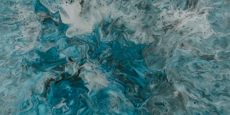 抽象 蓝色形状 漩涡 绿松石 电脑壁纸