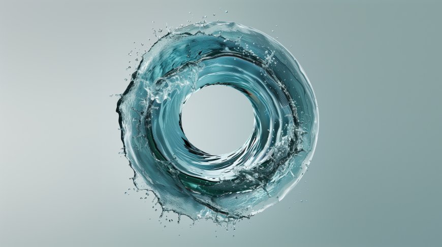 水 圆圈 抽象