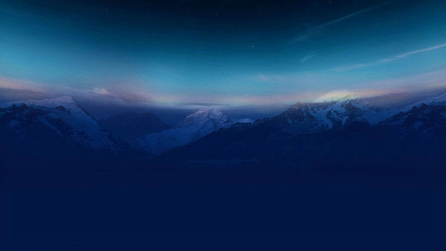 雪山珠穆朗玛峰夜景壁纸