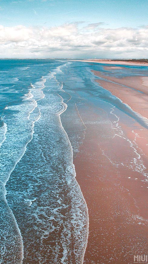 苹果安卓原生壁纸沙滩与大海