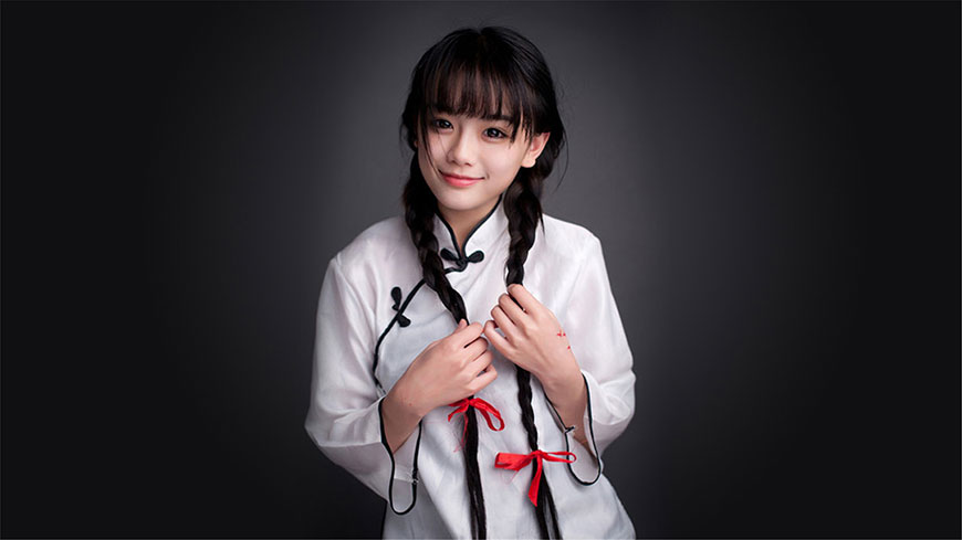 年代感传统服装初恋脸美女壁纸