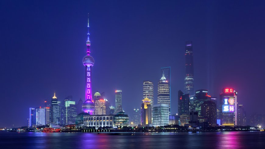 上海东方明珠城市夜景壁纸