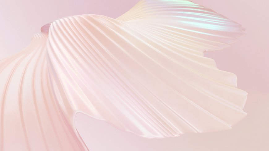 炫彩鱼尾状纹理壁纸