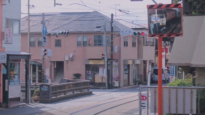 日韩风小镇城市景色4K电脑高清壁纸日本风情
