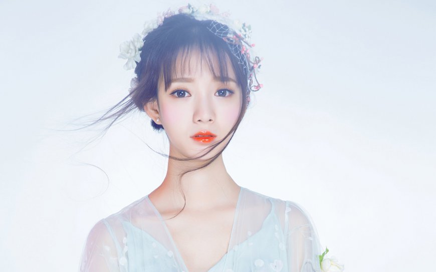 唯美小清新水灵美女图片壁纸