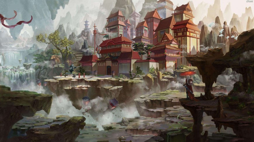 中国风游戏背景原画超清壁纸