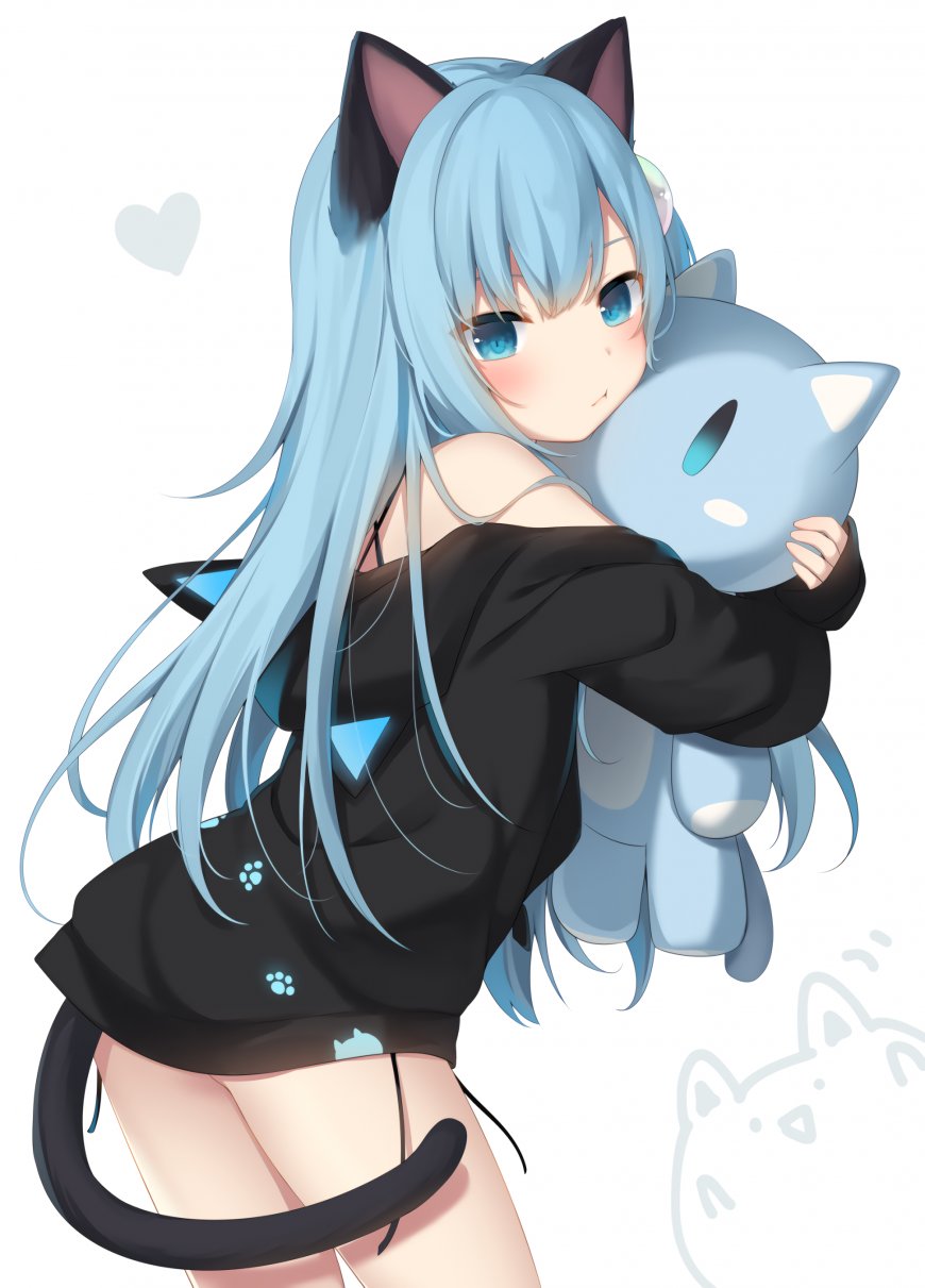 可爱猫娘二次元卡通超清
