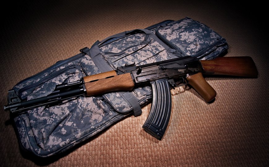 苏联AK-47突击步枪军事科技壁纸