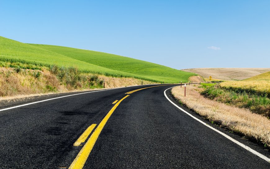 唯美公路风景摄影壁纸