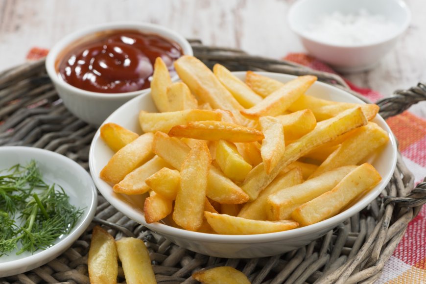 油炸薯条食物素材图片壁纸