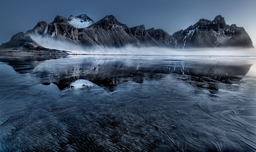 雪山 冰面 山水图片壁纸