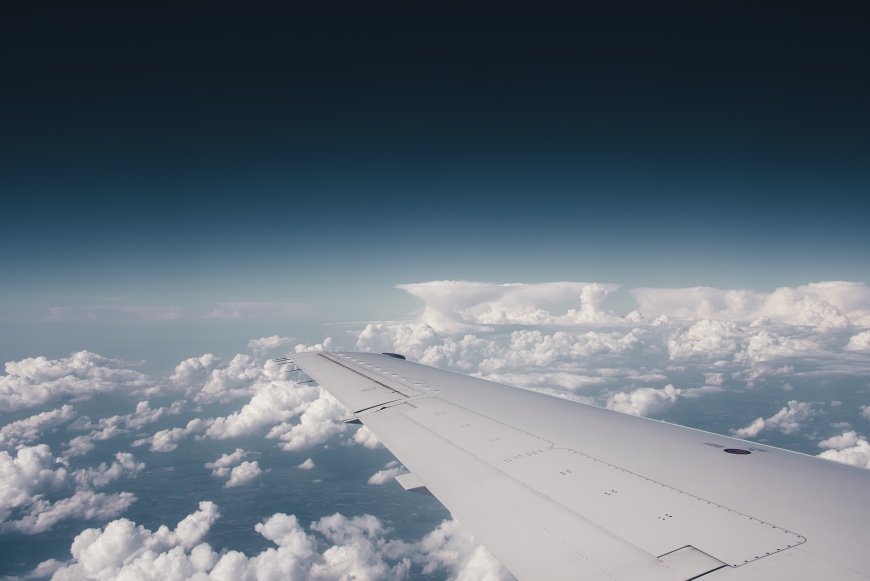 飞行 机翼 云彩奇观风景壁纸图片