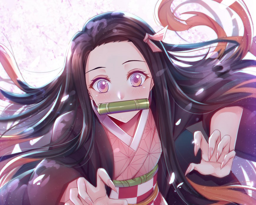 鬼灭之刃祢豆子超清大图壁纸