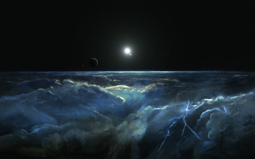 科幻宇宙星空星球背景图片壁纸
