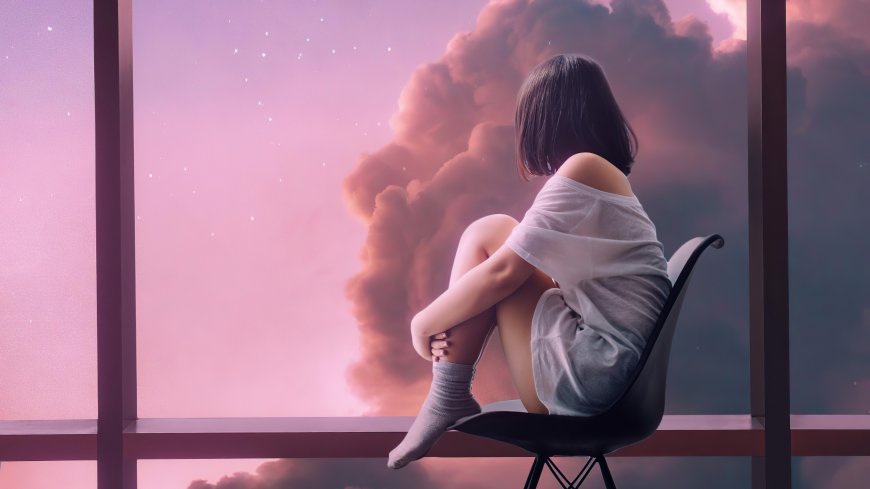 二次元睡衣短发小女孩动漫壁纸