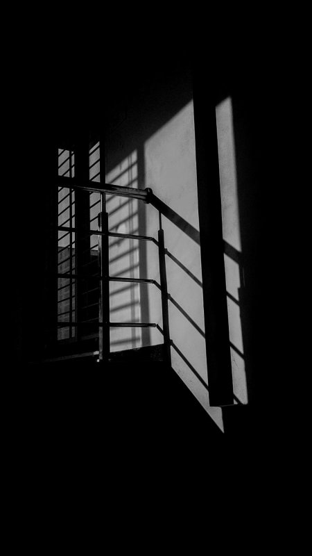 黑白光影特写图片