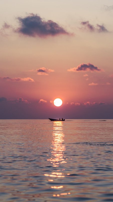 大海 日出静谧唯美风景壁纸