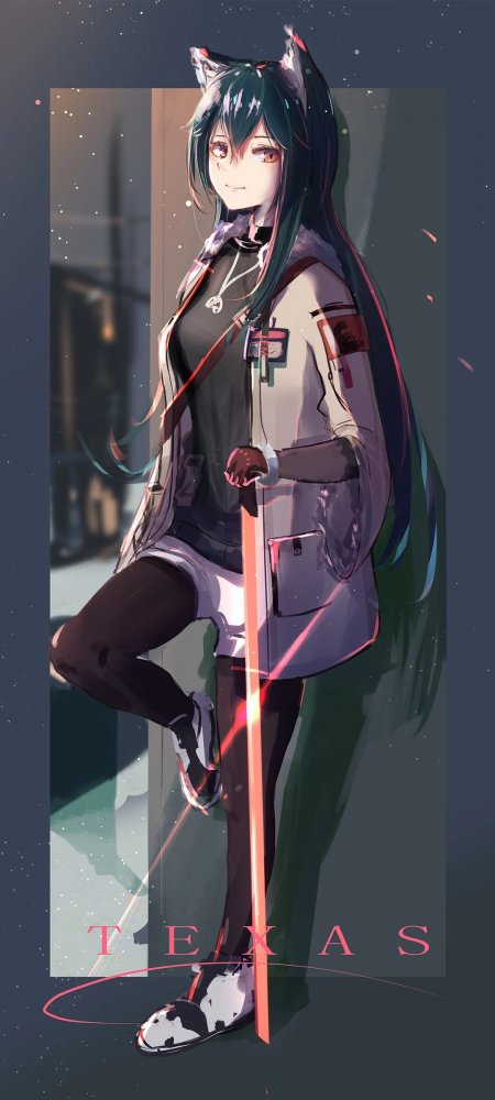 《明日方舟》德克萨斯手机壁纸