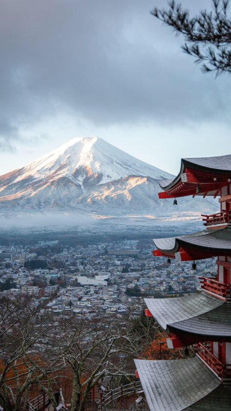 富士山风景手机壁纸