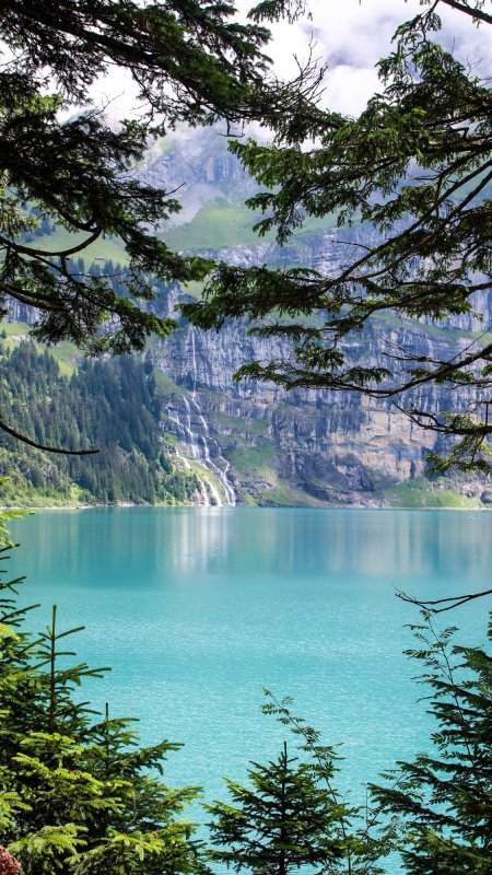 山林 湖泊自然风景