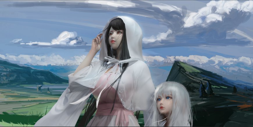 超清人物插画壁纸
