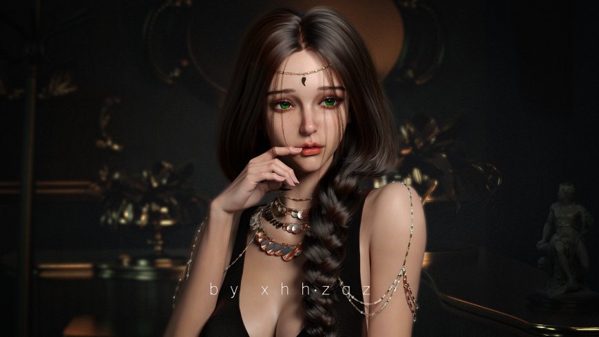 超清人物手绘插画壁纸