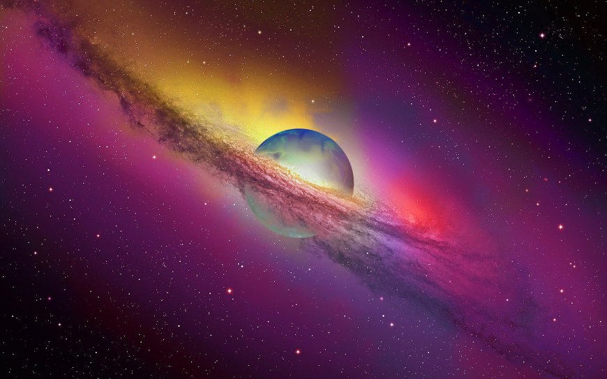 科幻银河星球壁纸图片