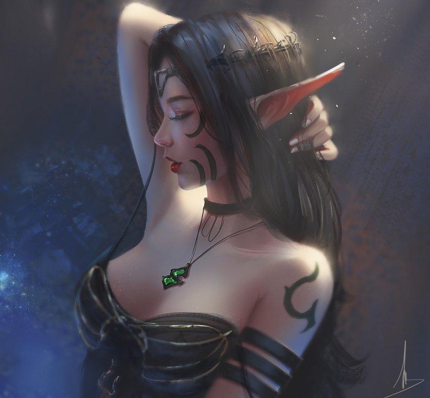 兽耳女孩动漫插画壁纸