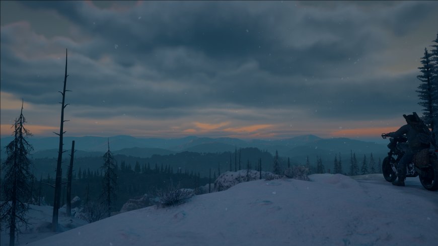 雪山森林风景壁纸图片