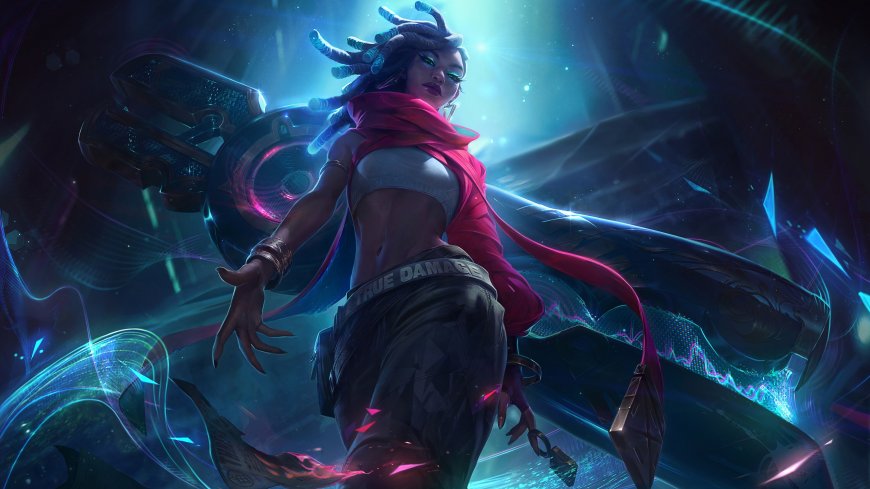 英雄联盟lol 真实伤害 赛娜壁纸