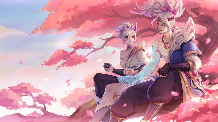 英雄联盟亚索 瑞文插画壁纸