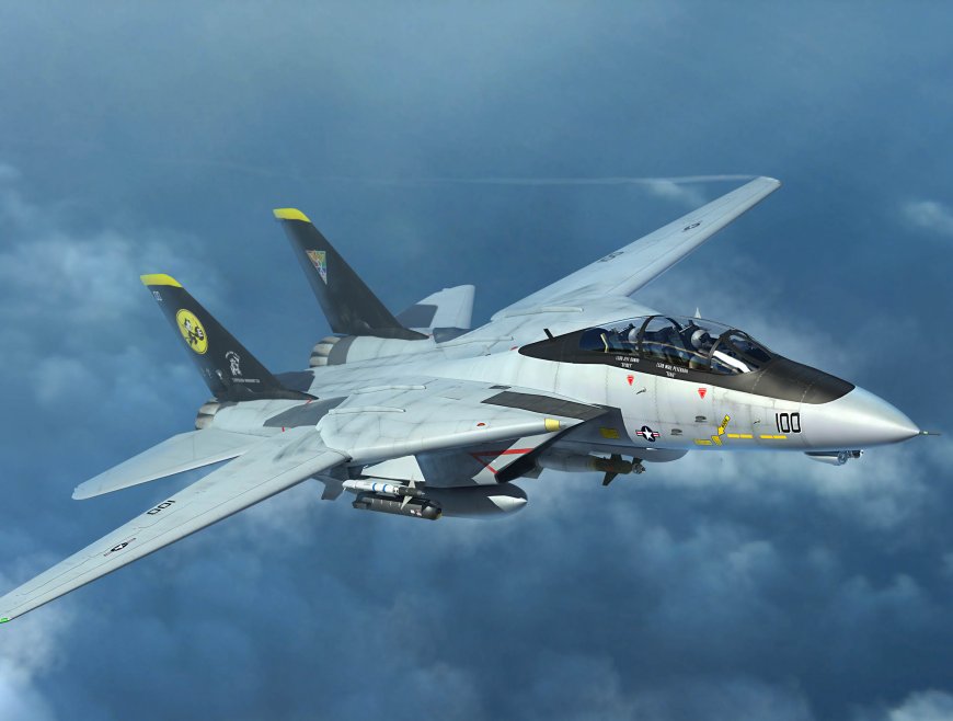 美国F-14D雄猫战斗机飞行壁纸