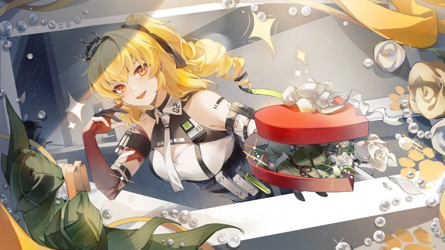 动漫 端午节 粽子 制服金发女孩壁纸