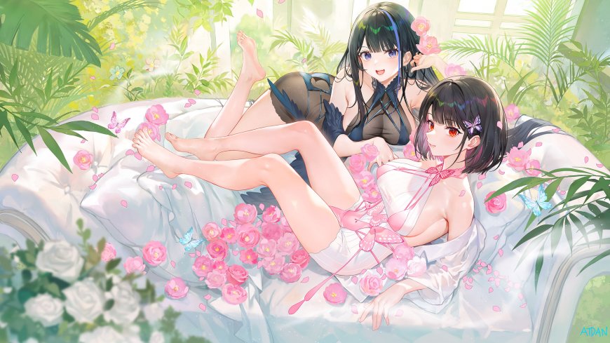 ATDAN 秘密花园 插画壁纸