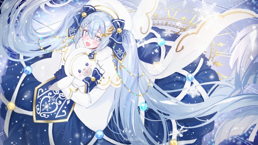 2021雪初音未来 插画壁纸
