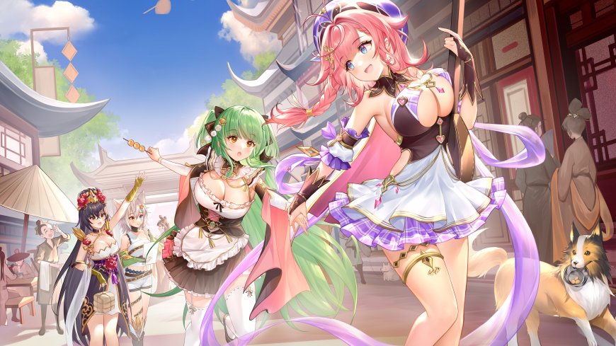 二次元性感萌妹壁纸