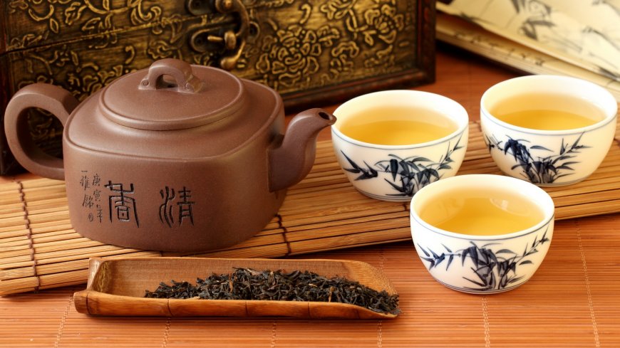 茶 雅韵 红茶 茶具素材壁纸