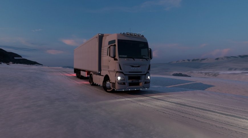 欧洲卡车模拟器2视频游戏 卡车原画壁纸