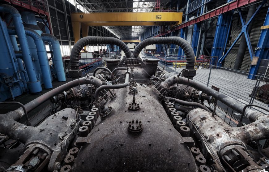 机械 工厂 厂房 场景壁纸