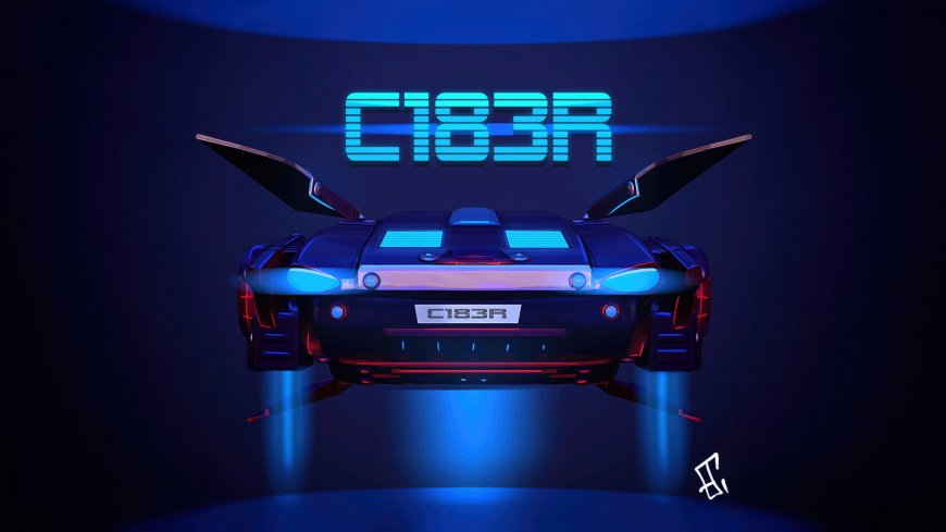 赛博朋克 未来派汽车 游戏原画壁纸