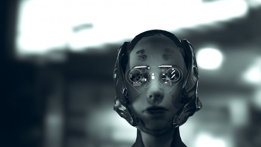 赛博朋克 机器人 科幻 黑白游戏原画壁纸