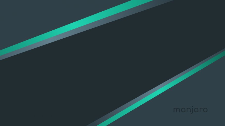 Manjaro-简约 条纹壁纸