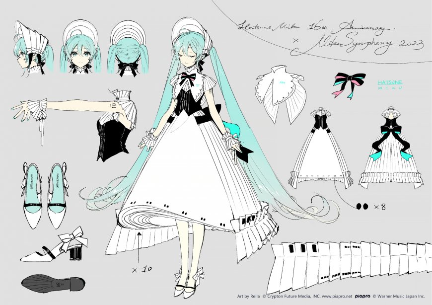 初音未来 手绘 插图壁纸