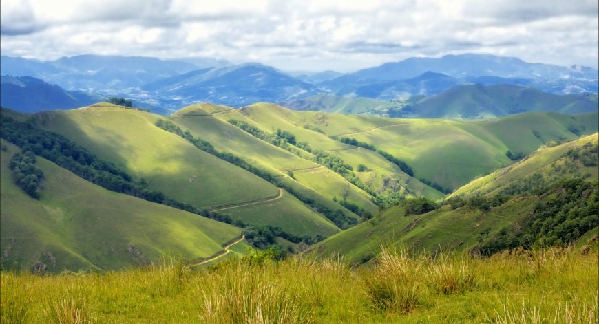 自然景观 高山 绿色护眼壁纸