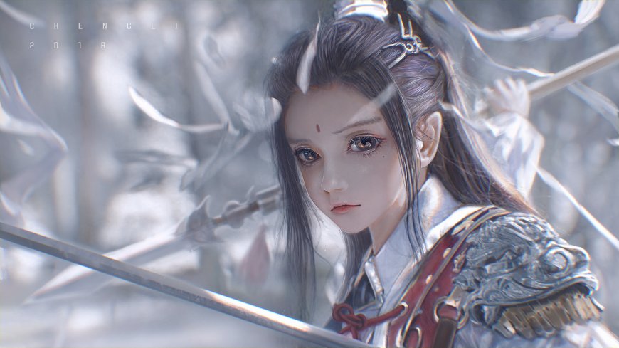 古风女孩 剑 սʿ 动漫壁纸