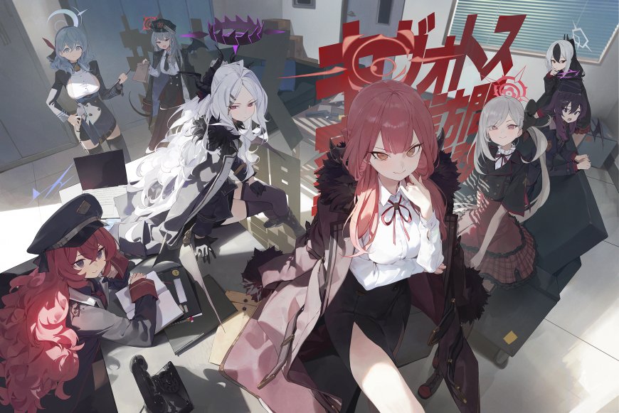 蔚蓝档案 全班人马 可爱次元女孩壁纸