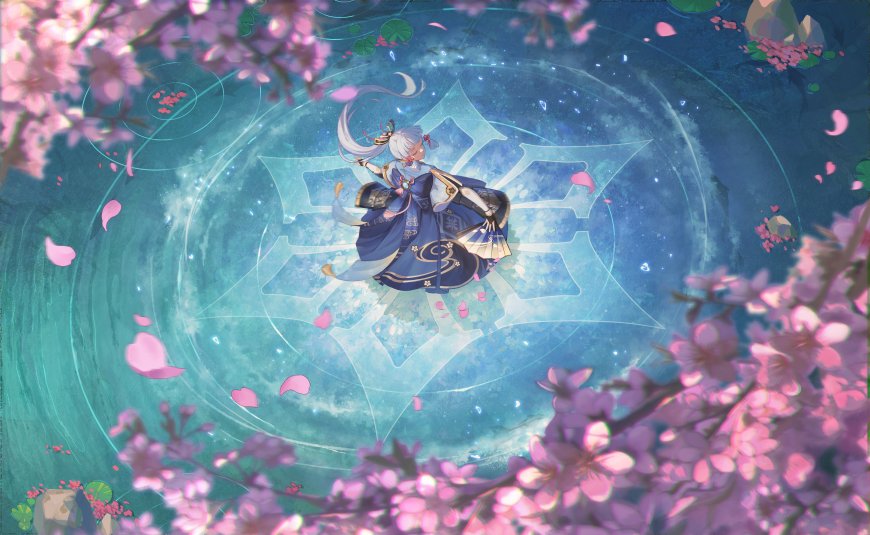 樱花树下的少女 动漫壁纸