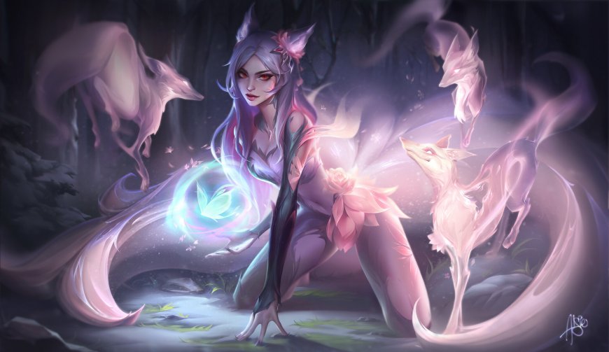 Alsie Lau 英雄联盟 狐狸 魔法壁纸