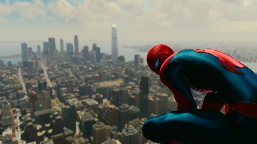 蜘蛛侠 纽约城市上空 影视壁纸